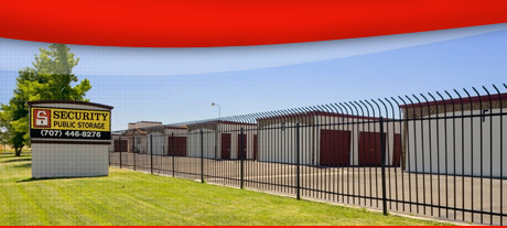 Vacaville storage facility exterior